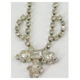 Vintage Art Deco Style Rhinestone Necklace
