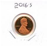 2016-S Proof Lincoln Cent