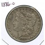 1886-O Morgan Silver Dollar