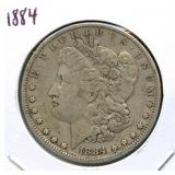 1884 Morgan Silver Dollar