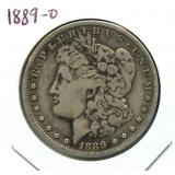 1889-O Morgan Silver Dollar