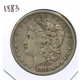 1883 Morgan Silver Dollar