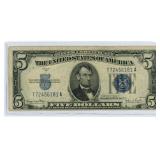 1934-D $5 U.S. Silver Certificate