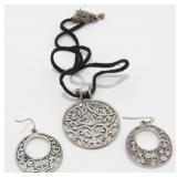 3-pc Set of Earrings & Necklace