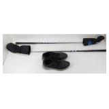 ** Golf Clubs & Men's Size 8 Golf Shoes