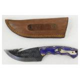 New Carbon Steel Gut Hook Hunting Knife with