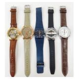 Lot of 5 Watches, All Appear to be Running and in