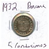 1932 Panama 5 Centesimos