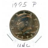 1995 Kennedy UNC Clad Half Dollar