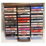 * 36 Vintage Cassette Tapes in Case
