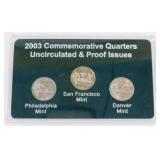 2003 Commemorative Quarters - UNC & Proof Issues