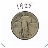 1925 Standing Liberty Silver Quarter