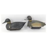 * Pair of Vintage Bluebill Duck Decoys