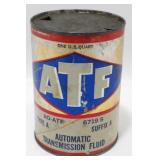 ATF Transmission Oil Can Tin