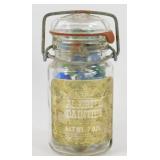 Jar Full of Vintage Marbles