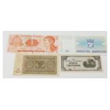 Set of Foreign Currency