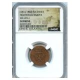 1814-1840 N.E. Indies Fractional Stuiver Willem I
