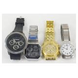 4 Men's Watches - All Work