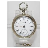 Waltham Wm. Ellery Pocket Watch Model 1877, 18s,