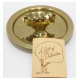 Vintage Brass Snuff Out Ashtray