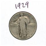 1929 Standing Liberty Silver Quarter