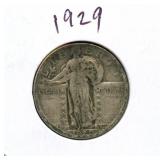 1929 Standing Liberty Silver Quarter