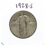 1928-S Standing Liberty Silver Quarter