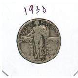 1930 Standing Liberty Silver Quarter