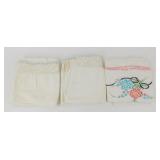 3 Vintage Pillow Cases