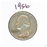 1956 Washington Silver Quarter