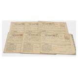 Group of 6 WWII War Ration Stamp Books