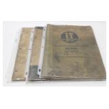 Oliver Operator Manuals x3