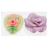 Vintage Plastic Brooches