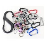 Large Group of Carabiner Hooks
