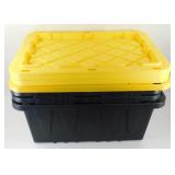 * (3) 17 Gallon Storage Totes