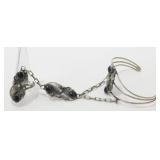 Black Onyx Sterling Bracelet and Ring