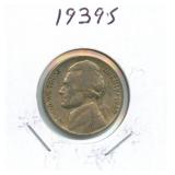 1939-S Jefferson Nickel