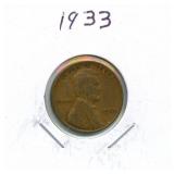 1933 Lincoln Cent