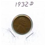 1932-D Lincoln Cent