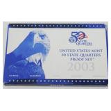 2003 U.S. Mint 50 State Quarter Proof Set