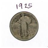 1925 Standing Liberty Silver Quarter