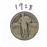 1928 Standing Liberty Silver Quarter