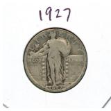 1927 Standing Liberty Silver Quarter