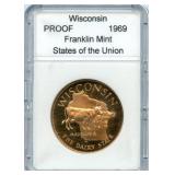 1969 Wisconsin Franklin Mint States of the Union