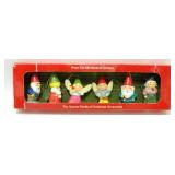 * Gorham Unieboek Gnome Family Ornaments - 1979,