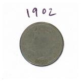 1902 Liberty "V" Nickel
