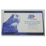 2002 U.S. Mint 50 State Quarter Proof Set