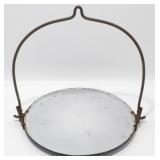 Unique Enamel Ware Tray with Handle