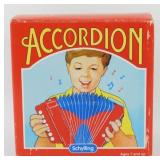 Vintage Schylling Toy Accordion in Box - Nice