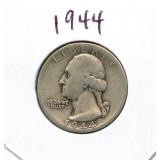 1944 Washington Silver Quarter